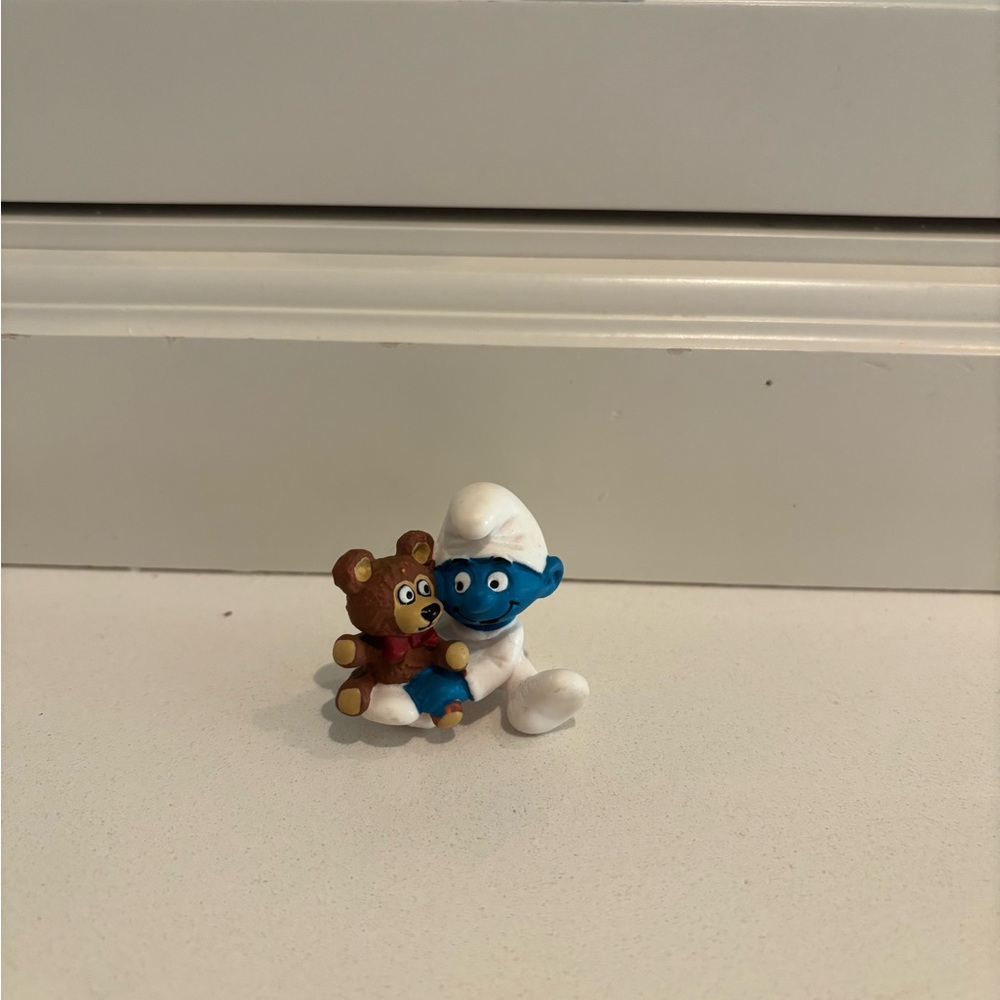 Vintage Smurf Figurine